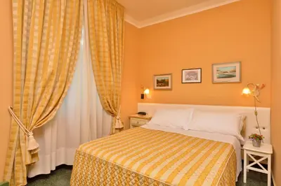 Letto o letti in una camera di Antica Locanda Luigina