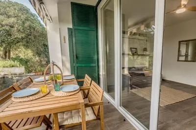 Balcone o terrazza di 070 - Villa OLANDA con veranda VISTA MARE a 5 minuti SPIAGGIA con PISCINA CONDOMINIALE