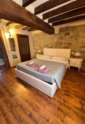 Letto o letti in una camera di Agriturismo Cà Sonino