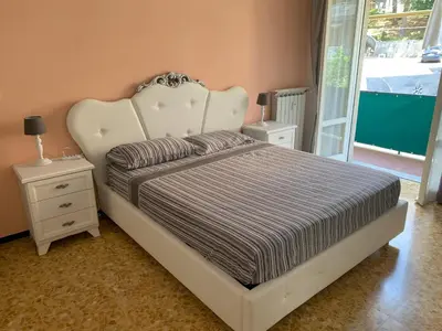 Letto o letti in una camera di Appartamento Sandro by PortofinoVacanze
