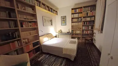 Letto o letti in una camera di Casa Braglia