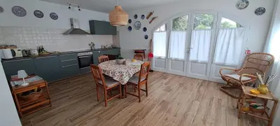Cucina o angolo cottura di Casa La Civetta - visita Sestri Levante e le Cinque Terre