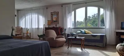 Area soggiorno di Casa La Civetta - visita Sestri Levante e le Cinque Terre