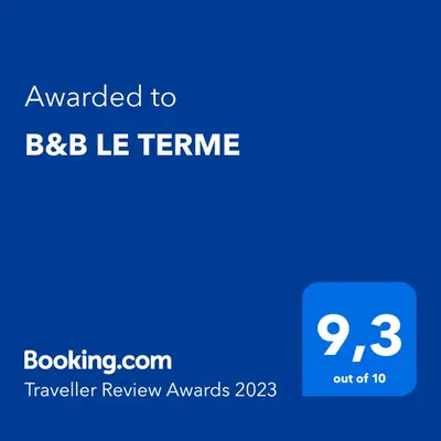 Certificato, attestato, insegna o altro documento esposto da B&B LE TERME