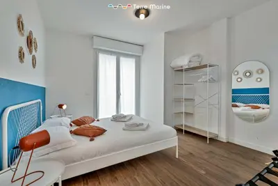 Letto o letti in una camera di Subalterno33, Terre Marine