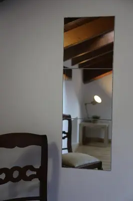 Letto o letti in una camera di Nuvola di Parma// del Ducato 1