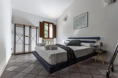 Letto o letti in una camera di Dream apartment