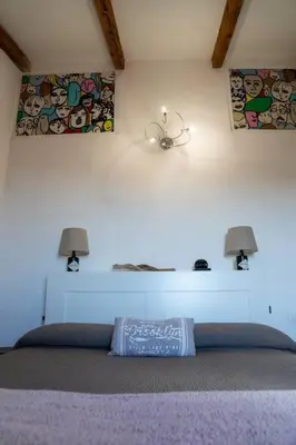 Letto o letti in una camera di Vezzhouse