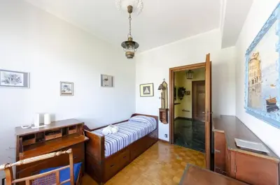 Letto o letti in una camera di JOIVY Apartment in Rapallo with gulf view
