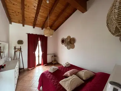Letto o letti in una camera di Agriturismo cergallina