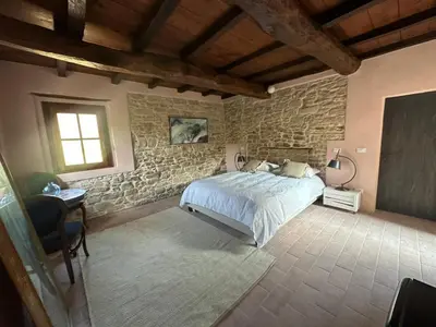 Letto o letti in una camera di Agriturismo Mulino in Pietra