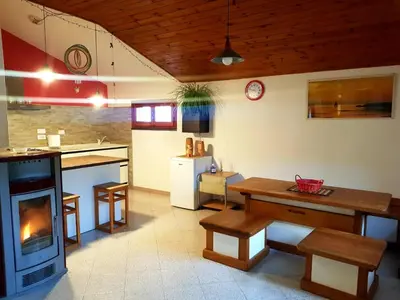 Cucina o angolo cottura di La Balotta Sport-Natura-Relax