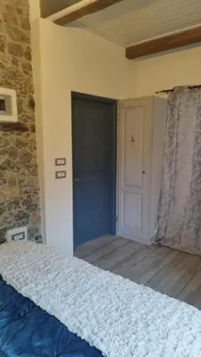 Letto o letti in una camera di La pietra di Sersa