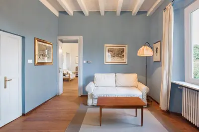 Area soggiorno di Villa Oleandra with Pool up to 12 People