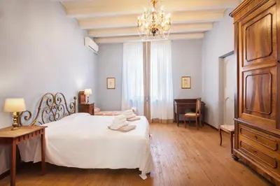 Letto o letti in una camera di Villa Oleandra with Pool up to 12 People