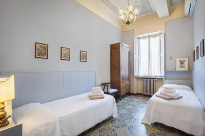 Letto o letti in una camera di Villa Oleandra with Pool up to 12 People
