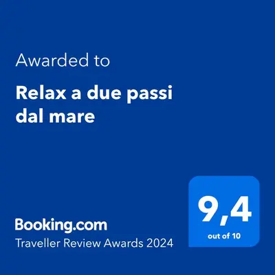 Certificato, attestato, insegna o altro documento esposto da Relax a due passi dal mare