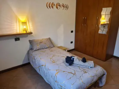 Letto o letti in una camera di Il Posticino D'oltrepò