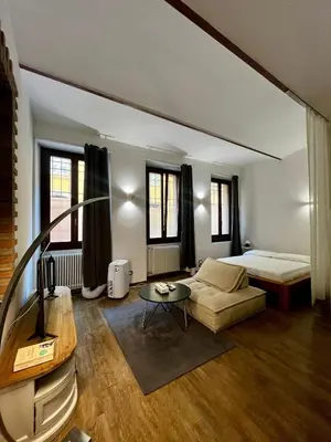 Letto o letti in una camera di Residenza Corrado