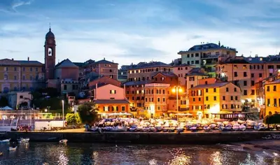 Vista generica su Zoagli o vista sulla città dall'interno dell'appartamento