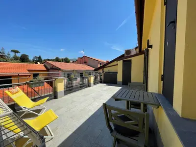 Balcone o terrazza di SUN Luxury Apartment in Centro Storico