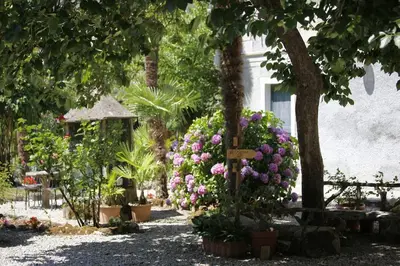 Giardino di Le Rose di Villa Vittoria nel verde a pochi minuti di auto dalle spiagge