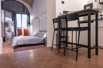 Letto o letti in una camera di B&B Maria Teresa