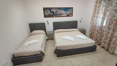 Letto o letti in una camera di Hotel Da Bruno