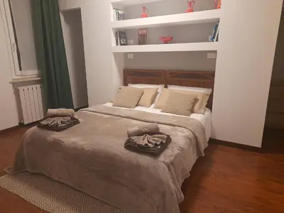 Letto o letti in una camera di Domus Flavia