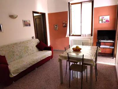 Area soggiorno di Casa Augusto with seaview