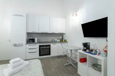 Cucina o angolo cottura di Luxury Suite {Fuga Romantica } Ponte Coperto