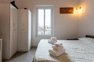 Letto o letti in una camera di Luxury Suite {Fuga Romantica } Ponte Coperto