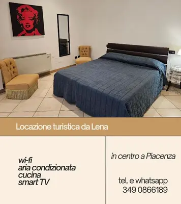 Letto o letti in una camera di Locazione turistica da Lena