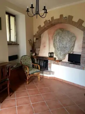 Area soggiorno di Hai mai dormito in un metato?
