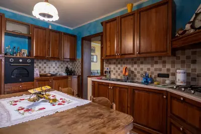 Cucina o angolo cottura di Villa Cavalieri in Vedriano