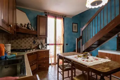 Cucina o angolo cottura di Villa Cavalieri in Vedriano