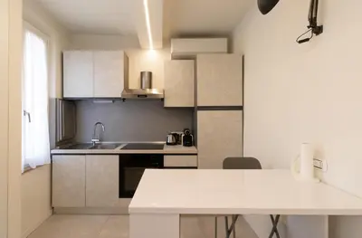 Cucina o angolo cottura di Suite Pomposa 28 - Affitti Brevi Italia