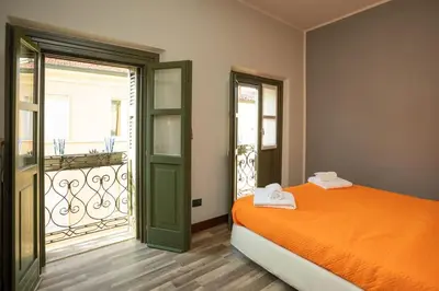 Letto o letti in una camera di Appartamento Roma 55