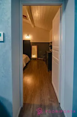 Letto o letti in una camera di FuoriPorta Affitti Brevi - Corte 2 con parcheggio gratuito
