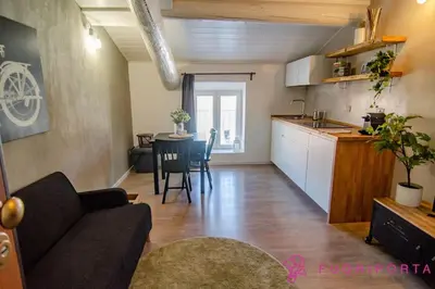 Cucina o angolo cottura di FuoriPorta Affitti Brevi - Corte 4 con parcheggio gratuito