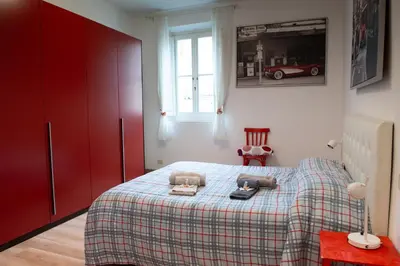 Letto o letti in una camera di Il Borgo appartamento Luca