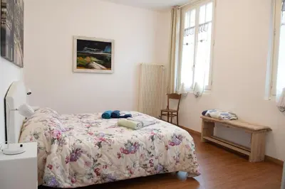 Letto o letti in una camera di Il Borgo appartamento Luca