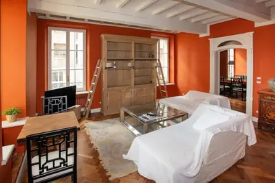 Cucina o angolo cottura di Charme and relax in downtown Parma