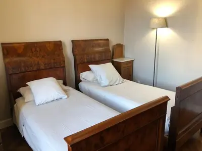Letto o letti in una camera di Charme and relax in downtown Parma