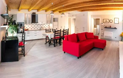 Cucina o angolo cottura di Appartamento incantevole con parcheggio privato
