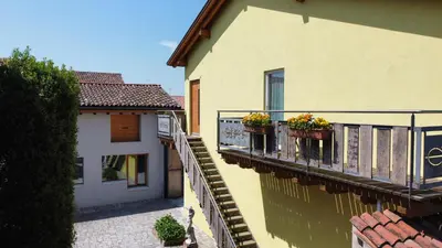 Balcone o terrazza di Appartamento incantevole con parcheggio privato