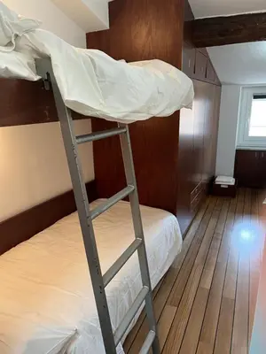 Letto o letti in una camera di Elegant apartment with sea view