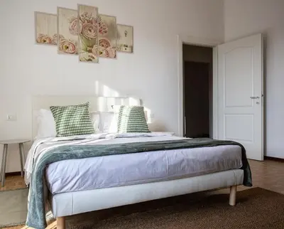 Letto o letti in una camera di Dimora della corte