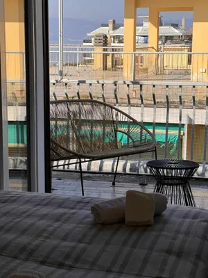 Balcone o terrazza di The Terrace in passeggiata a Chiavari