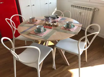 Set per la preparazione di tè e caffè presso Bilocale Raggio di Sole a Rapallo